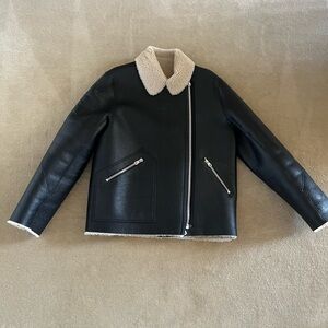 Sandro Shearling Jacket